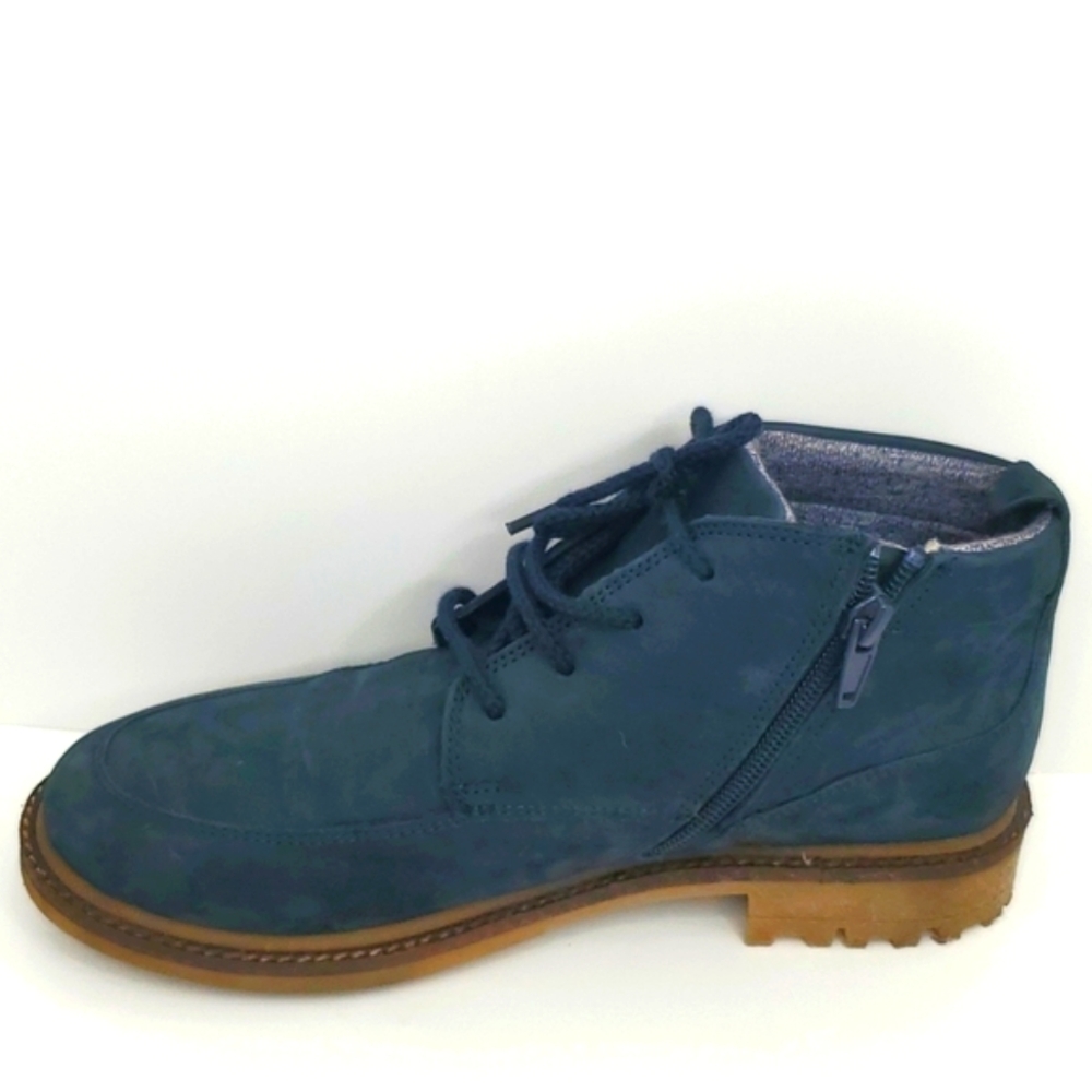 Zara Suede Boot, Size 37, Blue - Picture 3 of 8